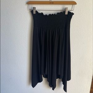 CACHE~Strapless Top~Black~Stretch Fabric~Size Small